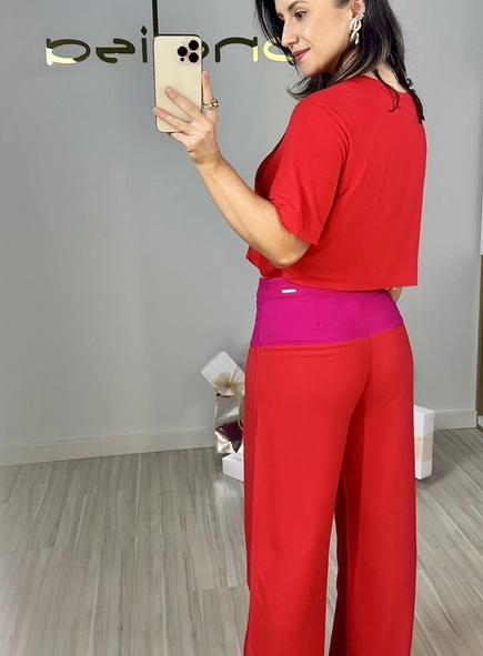 blusa open scarlet