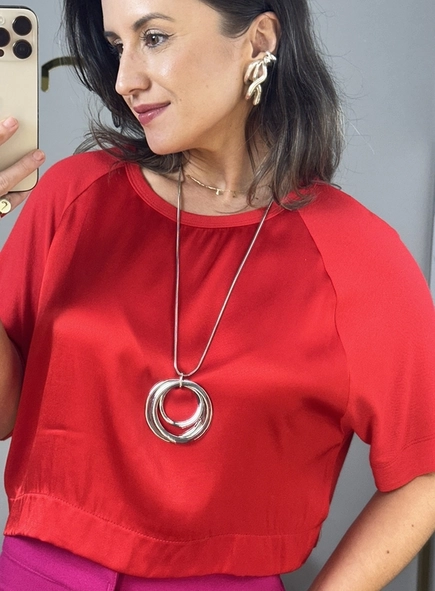blusa open scarlet