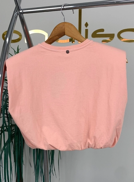 Blusa muscle animale jeans cropped
