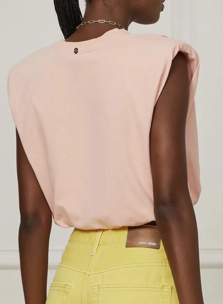 Blusa muscle animale jeans cropped