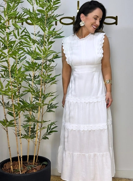 vestido guipir angelica