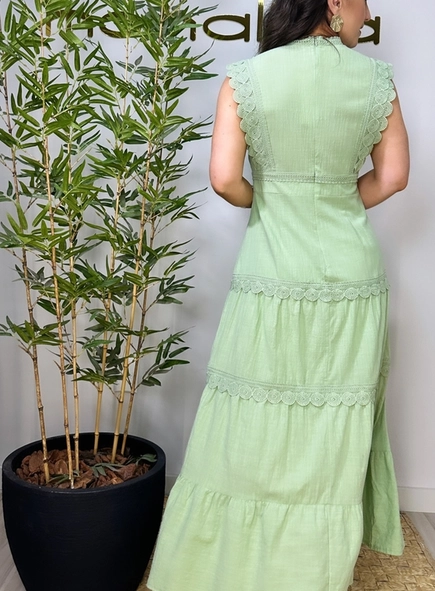vestido guipir angelica