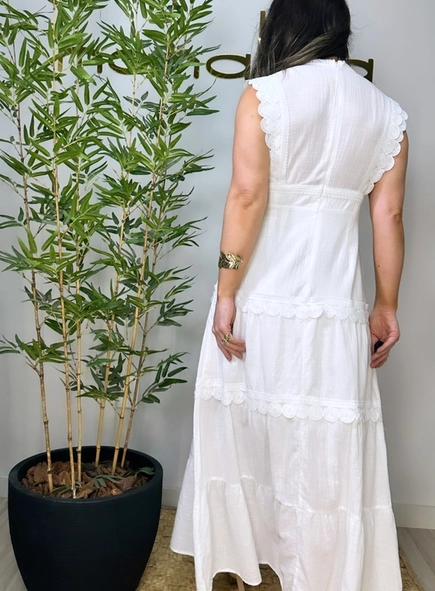 vestido guipir angelica