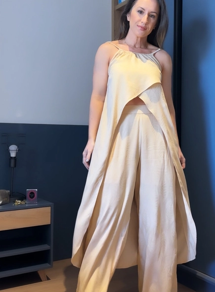 conjunto calça e bata alongada brisa