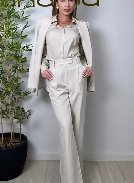 blazer botão madre pérola antonia