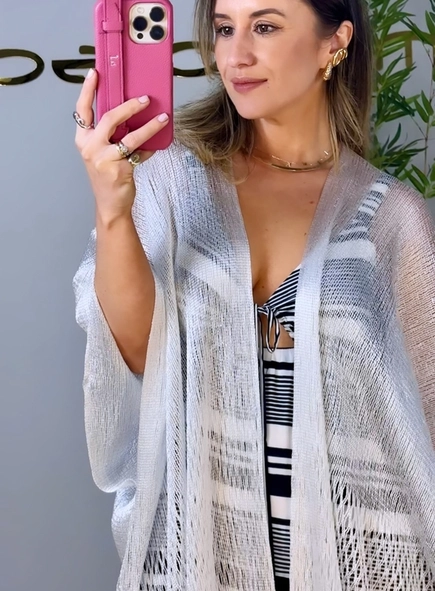 kimono fios lurex