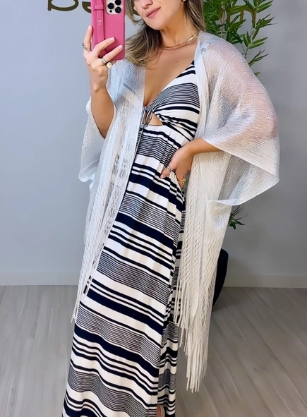 kimono fios lurex
