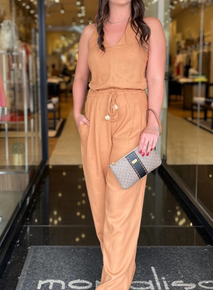 conjunto c/calça linho summer chic