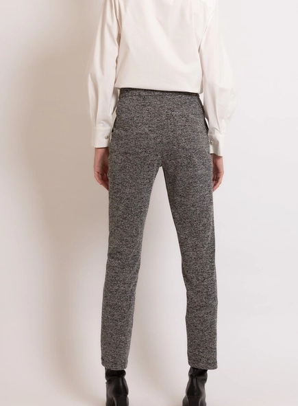 calça alfaiataria slim chevron borda barroca