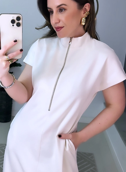 vestido maxi quinua malha italiana borda barroca