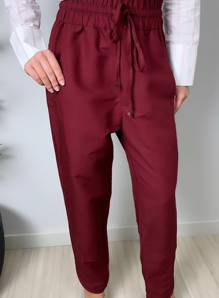 calça open linho