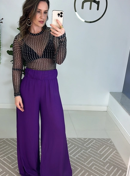 calça forum ampla gretha