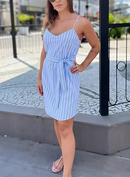chemise manga longa listrada faixa dudalina