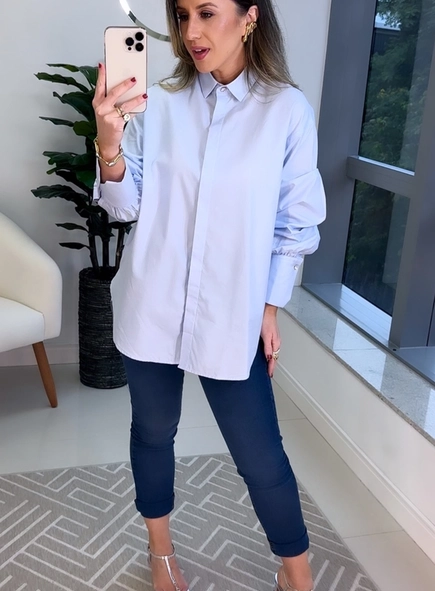 camisa dudalina oversized maq poa ml