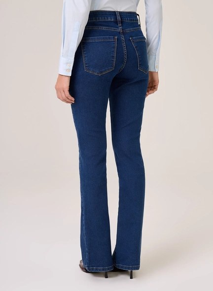 calça jeans bootcut essentials dudalina