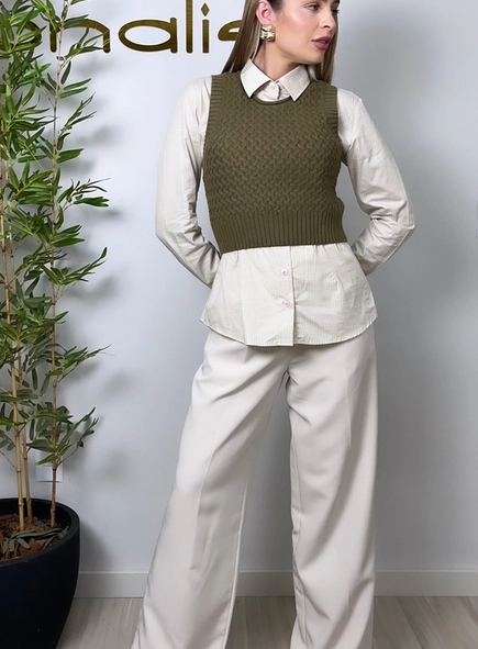regata colete trico animale jeans