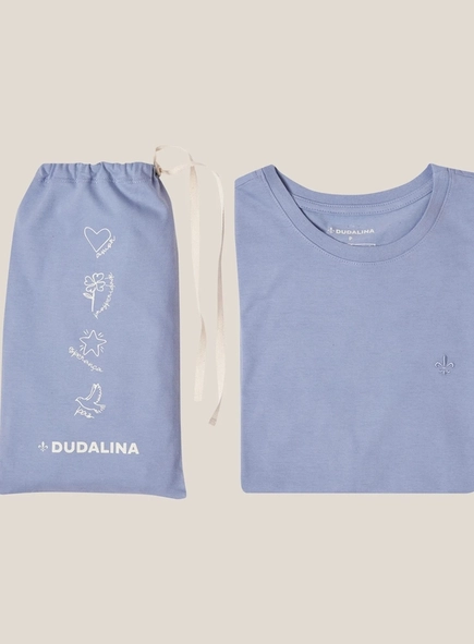 camiseta dudalina orgânica gift