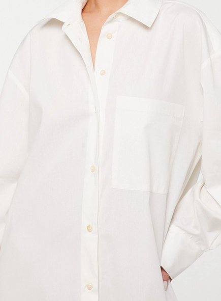 vestido chemise longo animale alção aberturas laterais