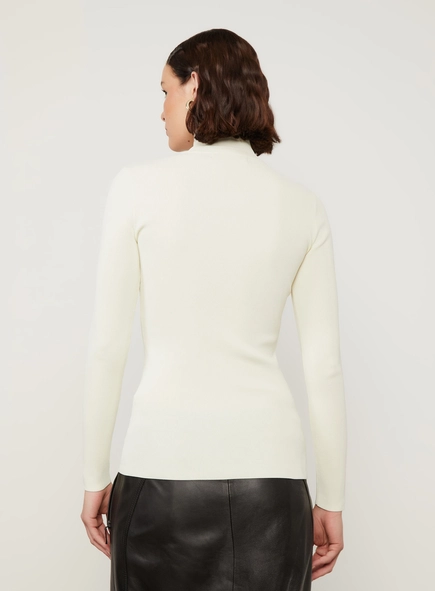 blusa animle ml recorte ombro tricot