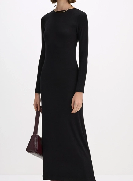 Vestido malha manga longa sarah