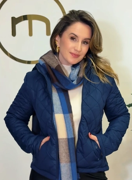 pashmina xadrez maxi