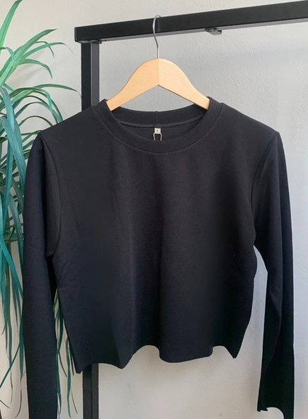 blusa sport chic malha crepe