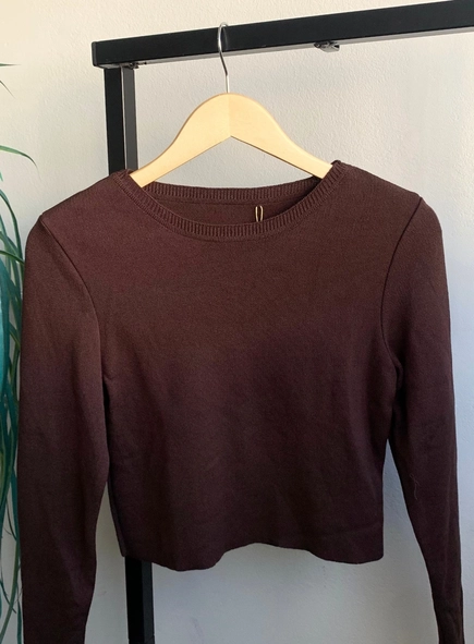 blusa tricot toque modal clean