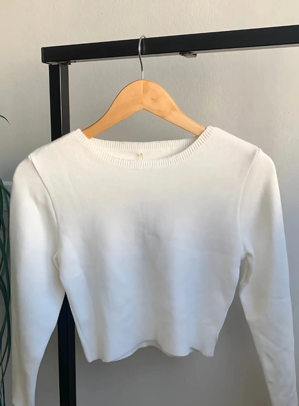 blusa tricot toque modal clean