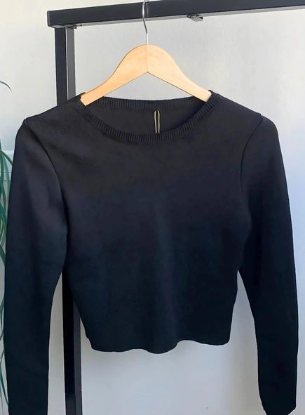 blusa tricot toque modal clean