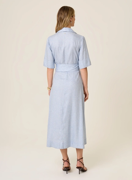 vestido chemise dudalina mc space dye