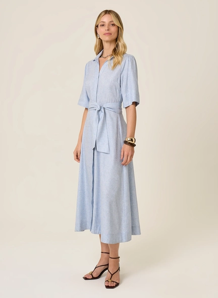 vestido chemise dudalina mc space dye