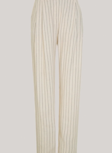 calça linho dudalina risca catarina