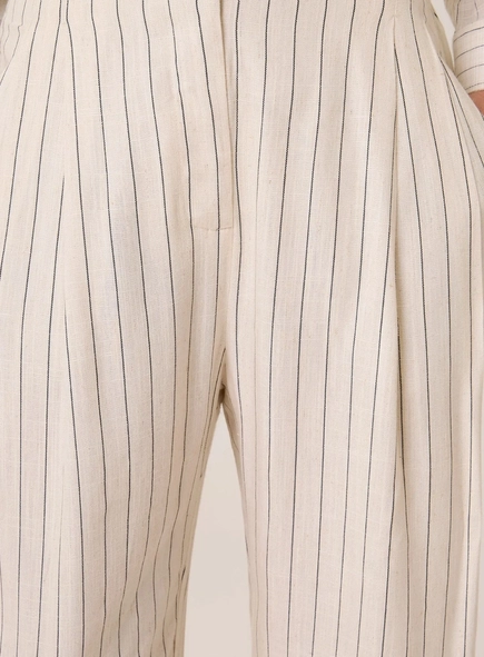 calça linho dudalina risca catarina