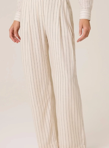 calça linho dudalina risca catarina