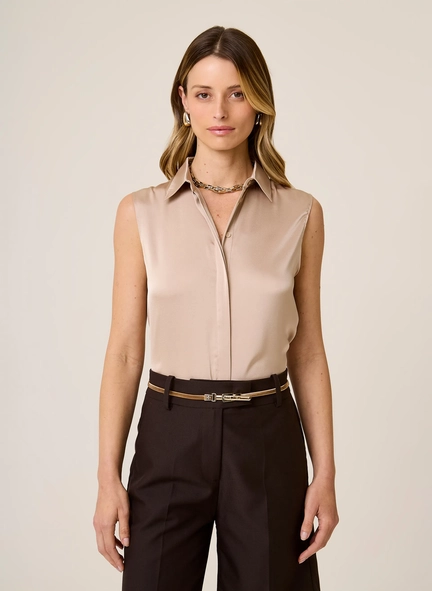 camisa dudalina sm toque de seda aline