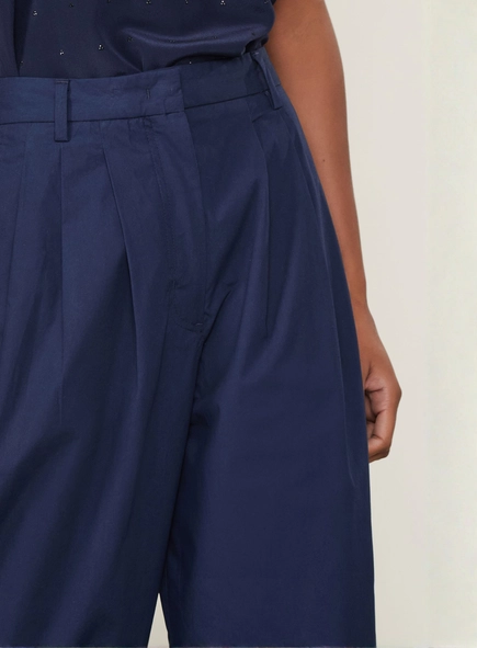 calça paper cropped animale