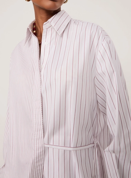 camisa animale tricoline amarração com top