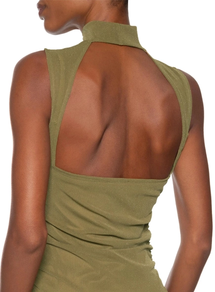 vestido tule longo com brilho animale jeans