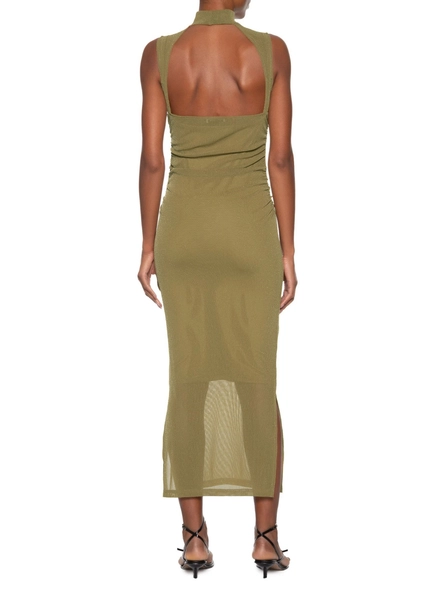 vestido tule longo com brilho animale jeans