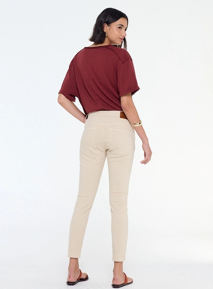 calça sarja skinny basic high animale jeans