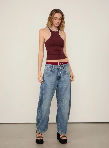 regata malha nadador animale jeans