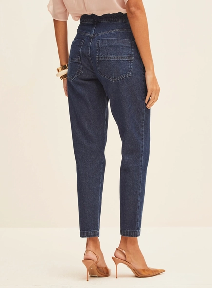 calça jeans mom forum lola