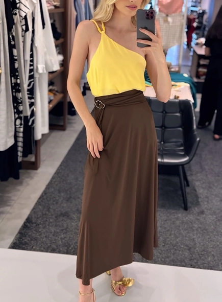 blusa forum um ombro viscose gretha premium