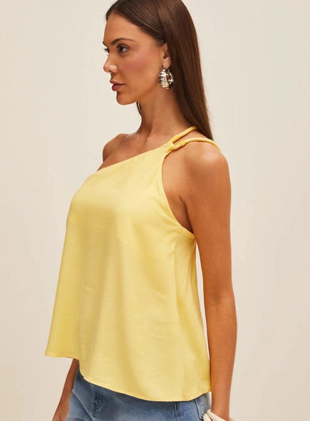 blusa forum um ombro viscose gretha premium