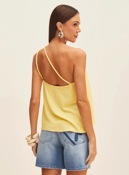 blusa forum um ombro viscose gretha premium