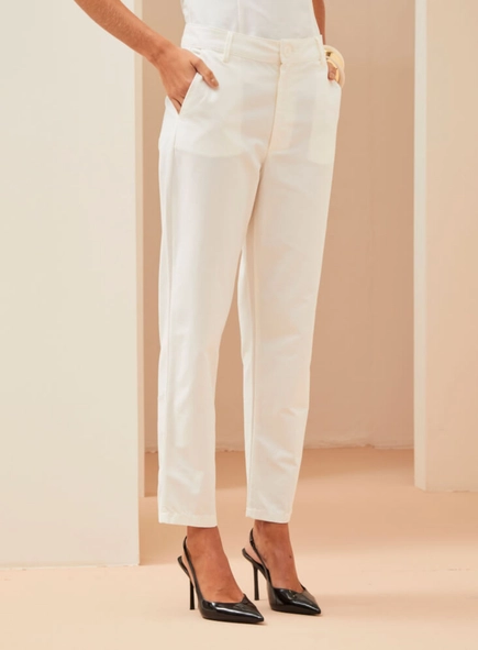 calça reta alfaiataria forum giorgia premium