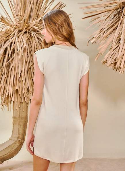 vestido malha visco estampado open