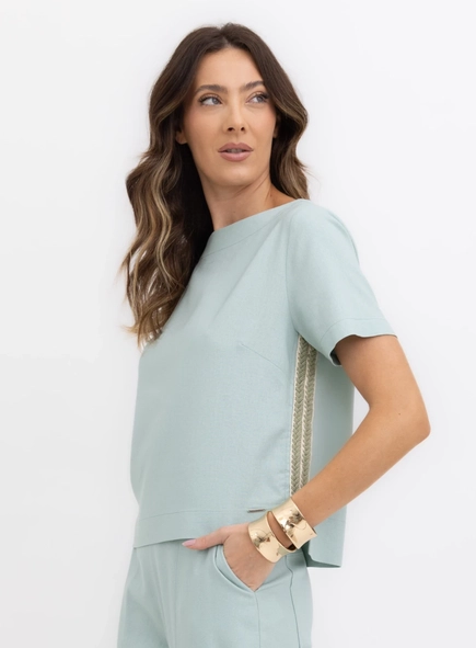 blusa washed linen borda barroca