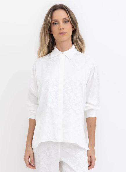 camisa ml acetinada madeleine borda barroca