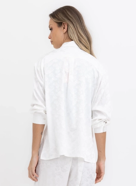 camisa ml acetinada madeleine borda barroca